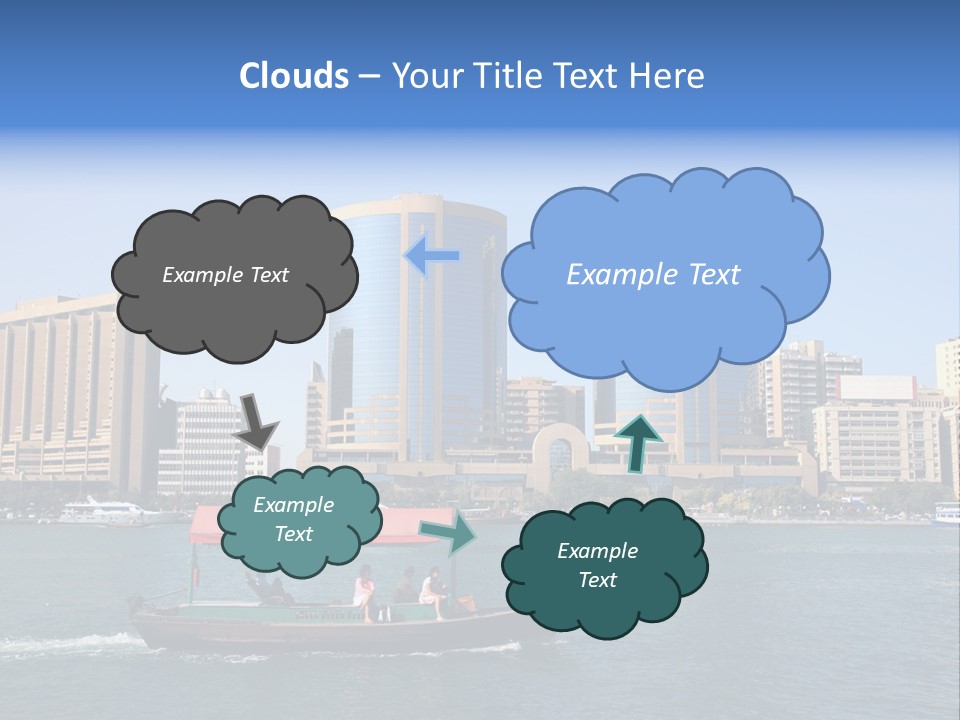 Creek Dubai Famous Place In Uae PowerPoint Template