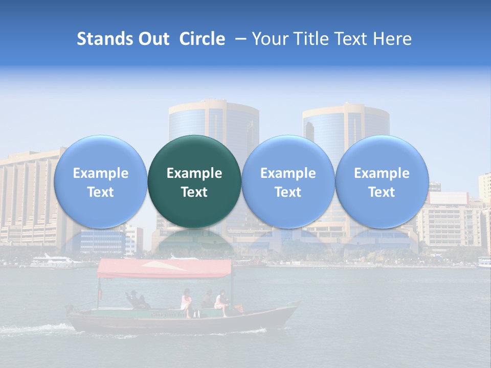 Creek Dubai Famous Place In Uae PowerPoint Template