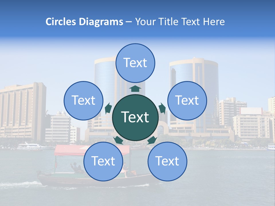 Creek Dubai Famous Place In Uae PowerPoint Template