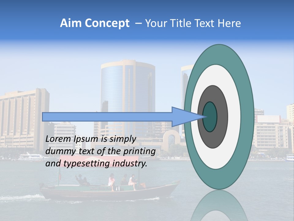 Creek Dubai Famous Place In Uae PowerPoint Template