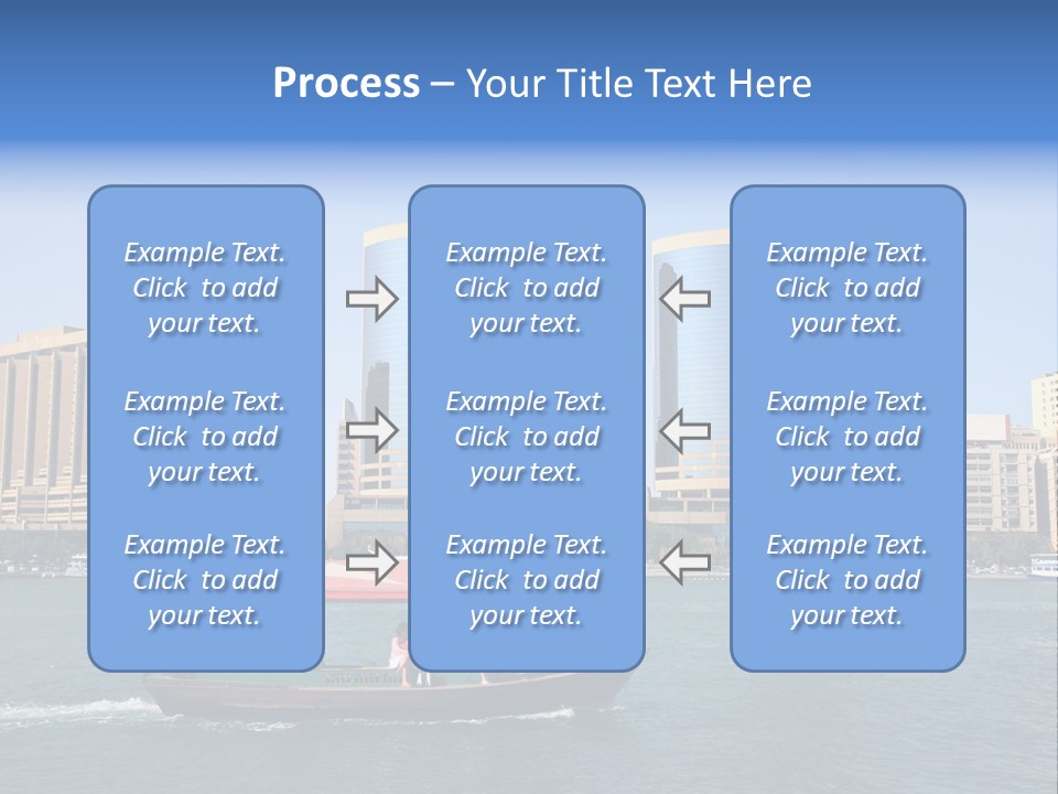 Creek Dubai Famous Place In Uae PowerPoint Template