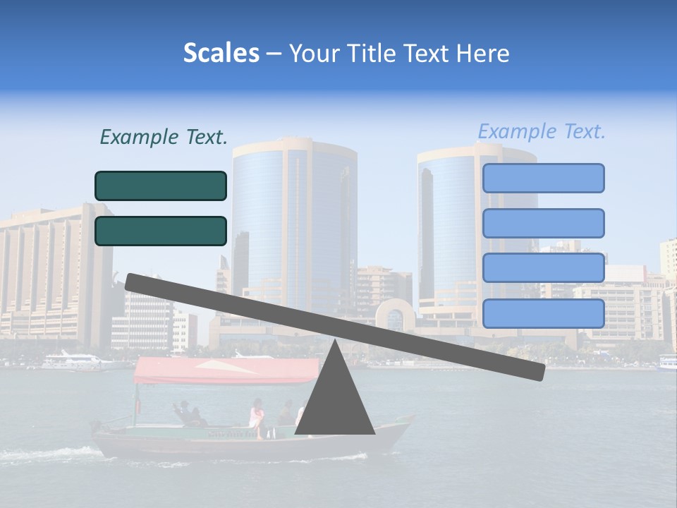 Creek Dubai Famous Place In Uae PowerPoint Template