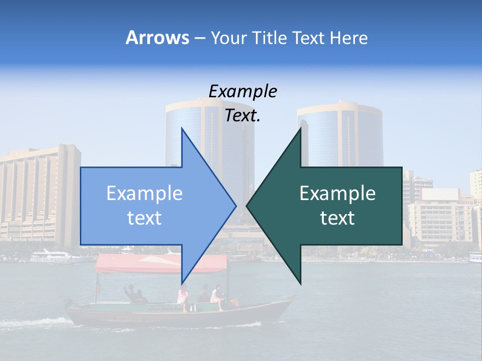 Creek Dubai Famous Place In Uae PowerPoint Template