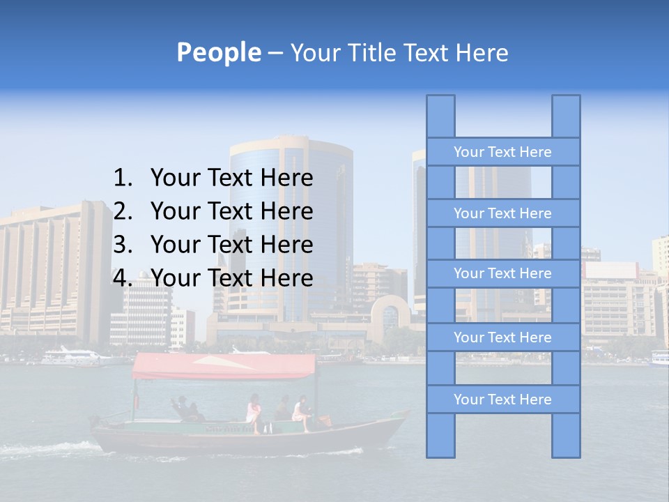 Creek Dubai Famous Place In Uae PowerPoint Template