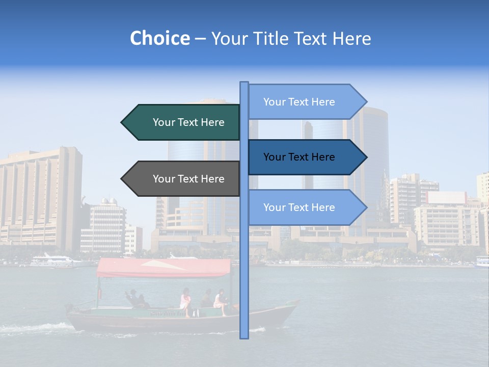 Creek Dubai Famous Place In Uae PowerPoint Template