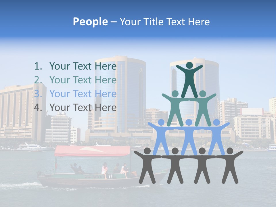 Creek Dubai Famous Place In Uae PowerPoint Template