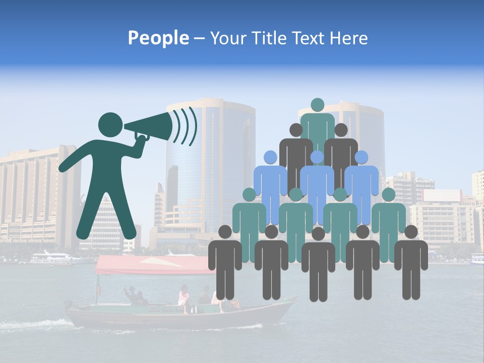 Creek Dubai Famous Place In Uae PowerPoint Template