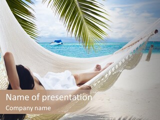 Beach Hammock PowerPoint Template
