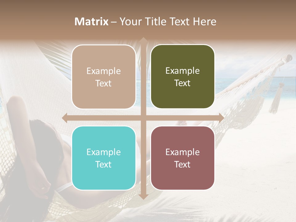 Beach Hammock PowerPoint Template