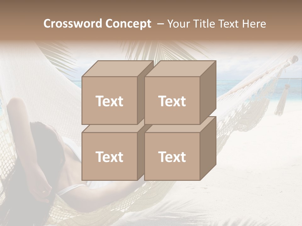 Beach Hammock PowerPoint Template