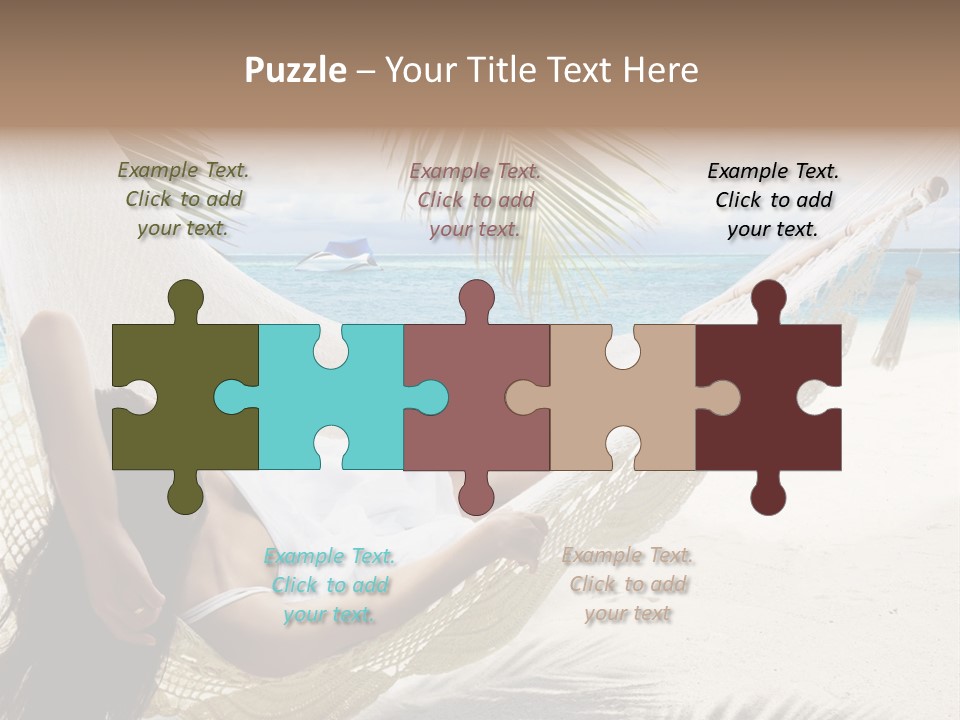 Beach Hammock PowerPoint Template