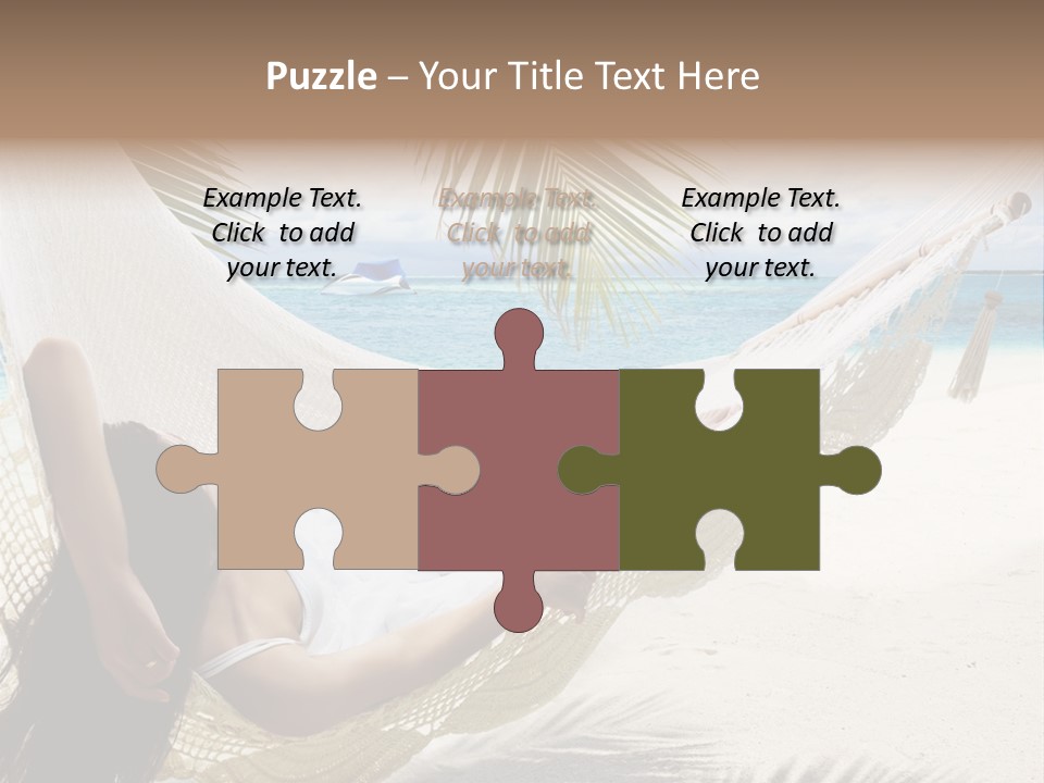 Beach Hammock PowerPoint Template