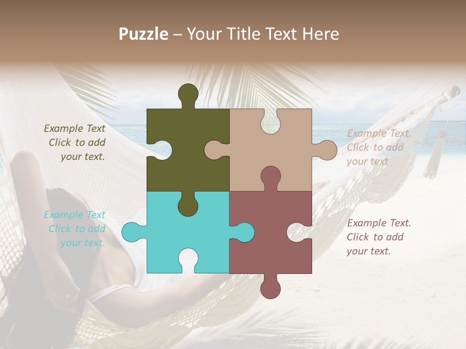 Beach Hammock PowerPoint Template