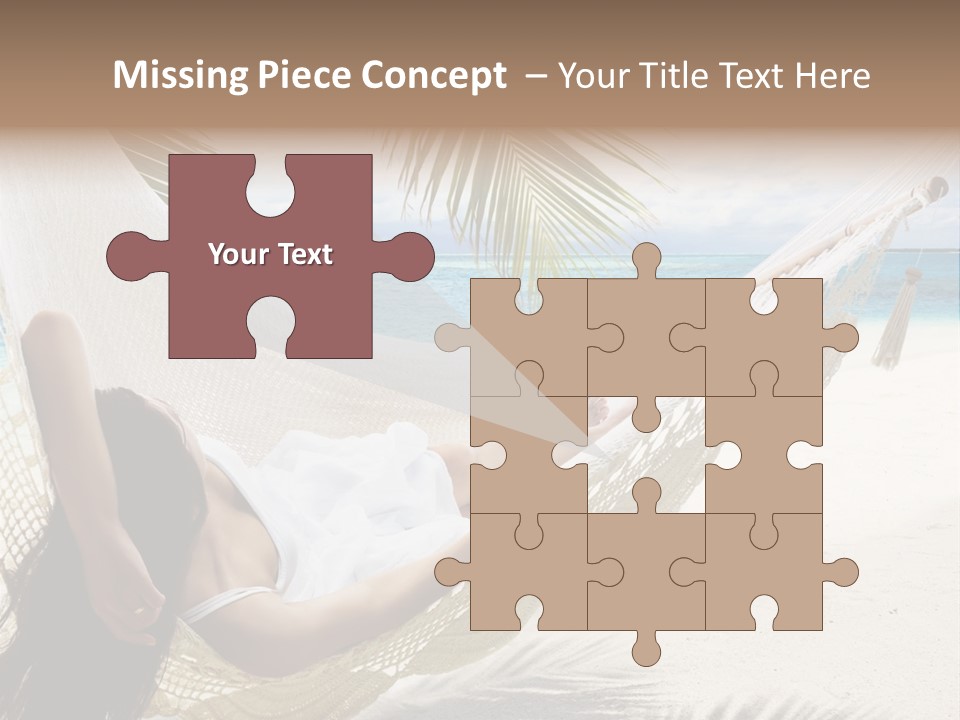 Beach Hammock PowerPoint Template