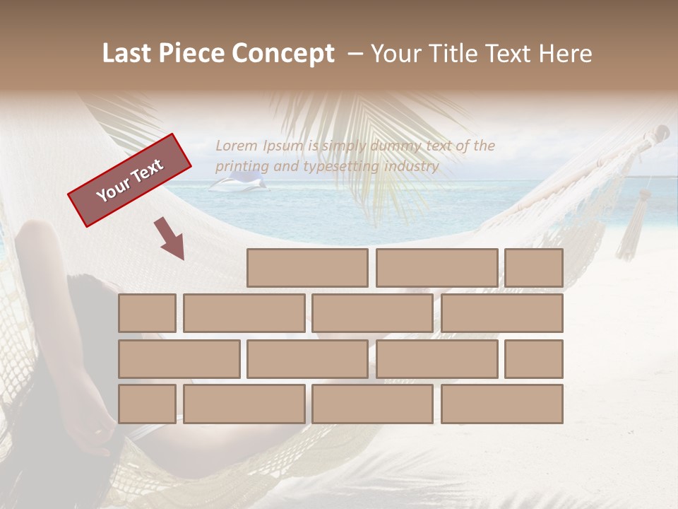 Beach Hammock PowerPoint Template