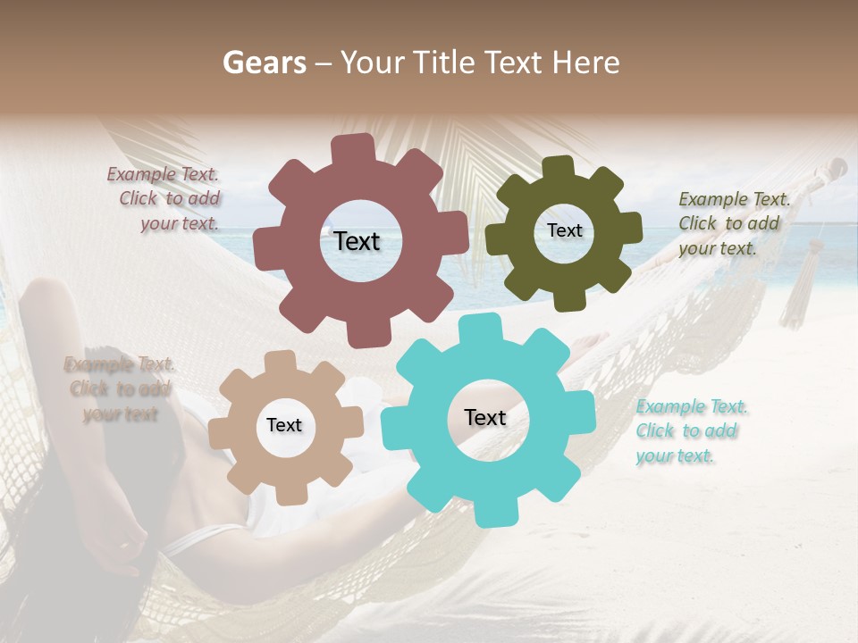 Beach Hammock PowerPoint Template