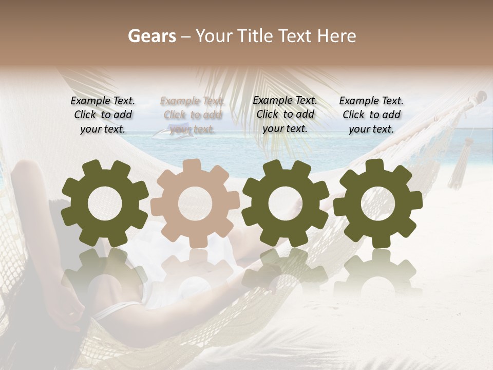 Beach Hammock PowerPoint Template