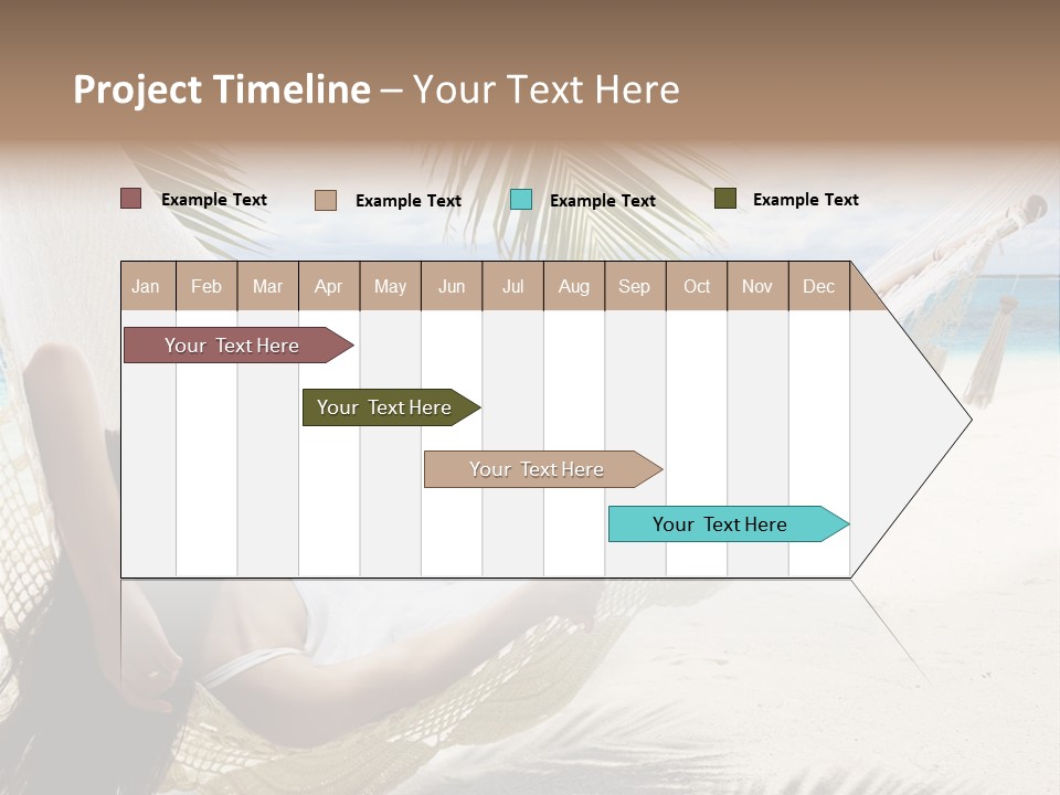Beach Hammock PowerPoint Template