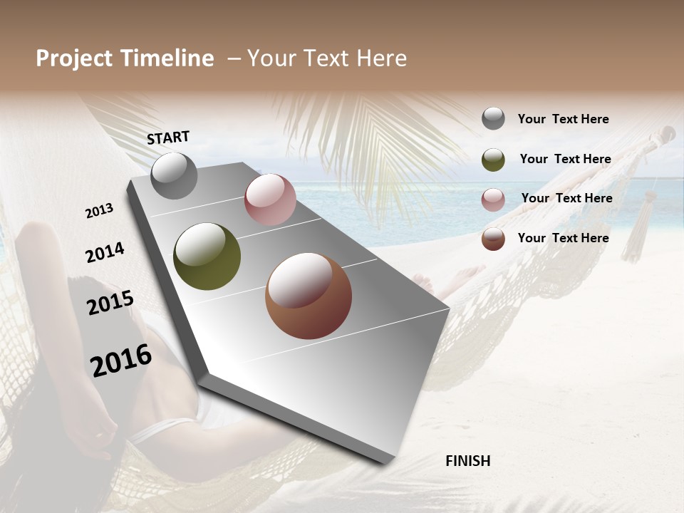 Beach Hammock PowerPoint Template