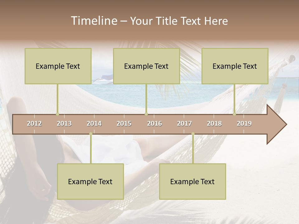 Beach Hammock PowerPoint Template