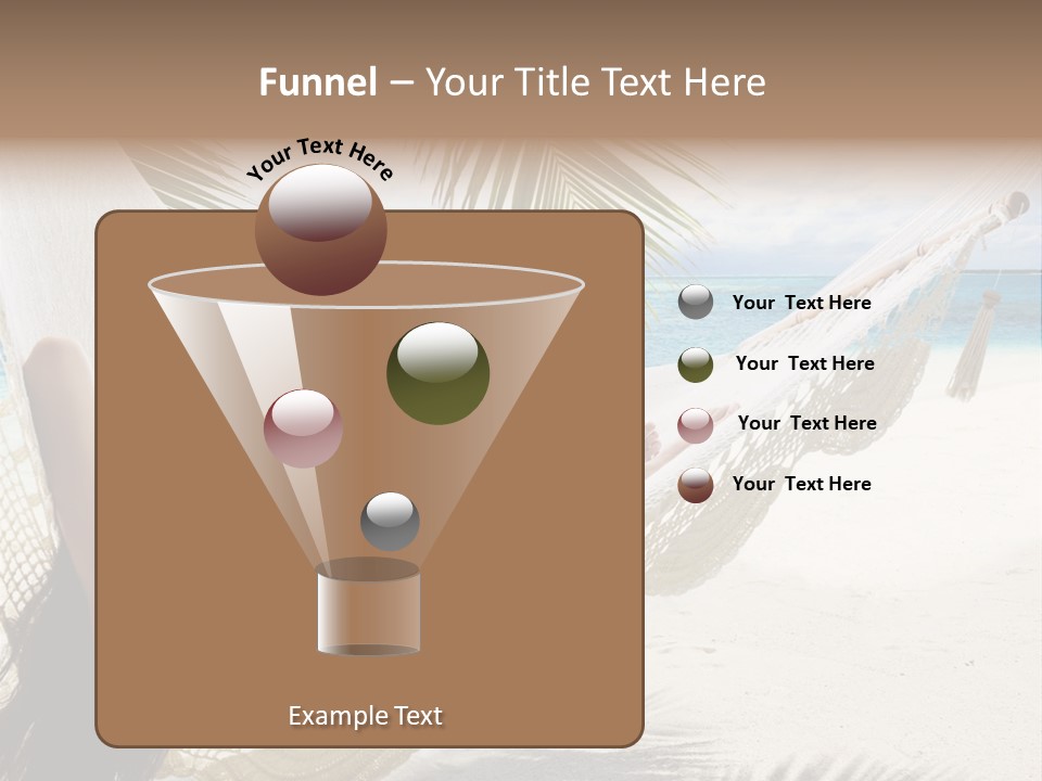 Beach Hammock PowerPoint Template