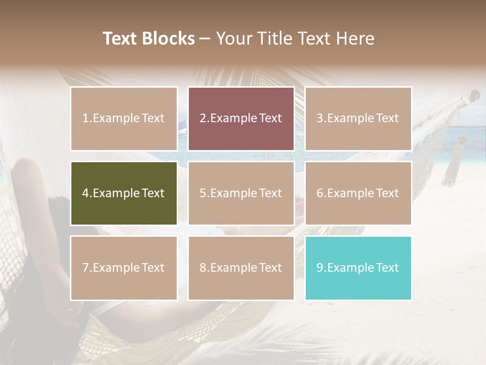 Beach Hammock PowerPoint Template