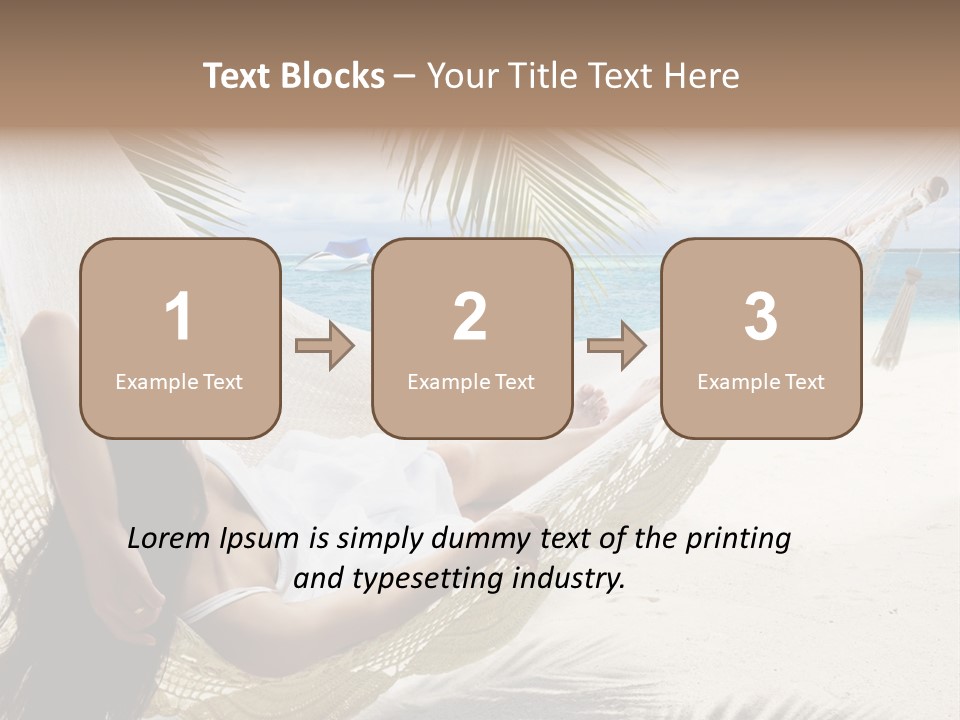 Beach Hammock PowerPoint Template