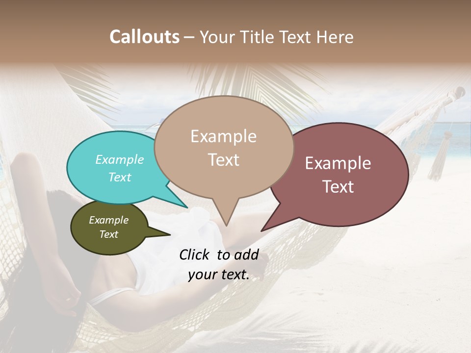 Beach Hammock PowerPoint Template