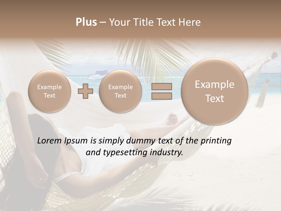 Beach Hammock PowerPoint Template