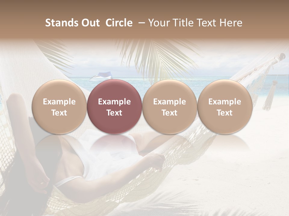 Beach Hammock PowerPoint Template