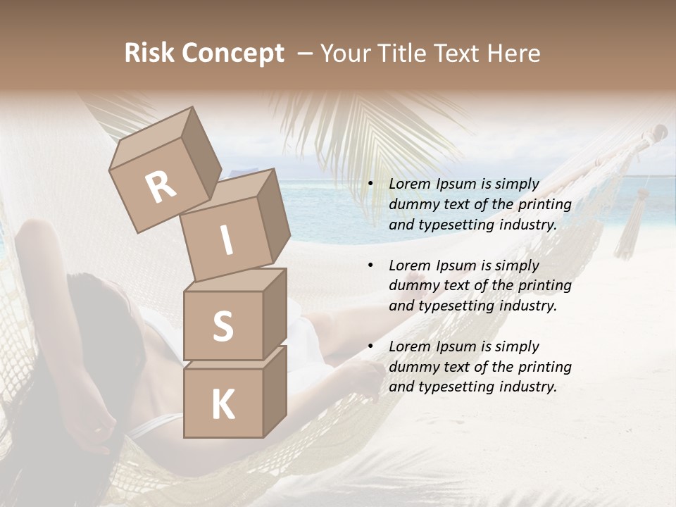 Beach Hammock PowerPoint Template