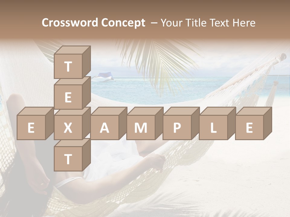 Beach Hammock PowerPoint Template