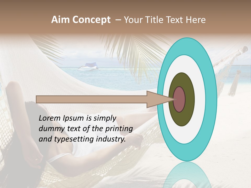 Beach Hammock PowerPoint Template