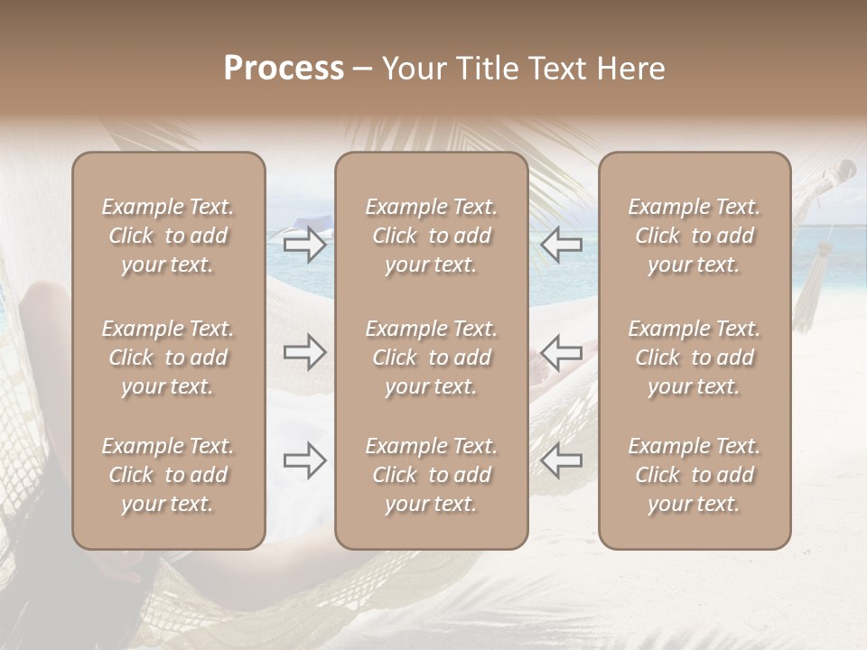 Beach Hammock PowerPoint Template