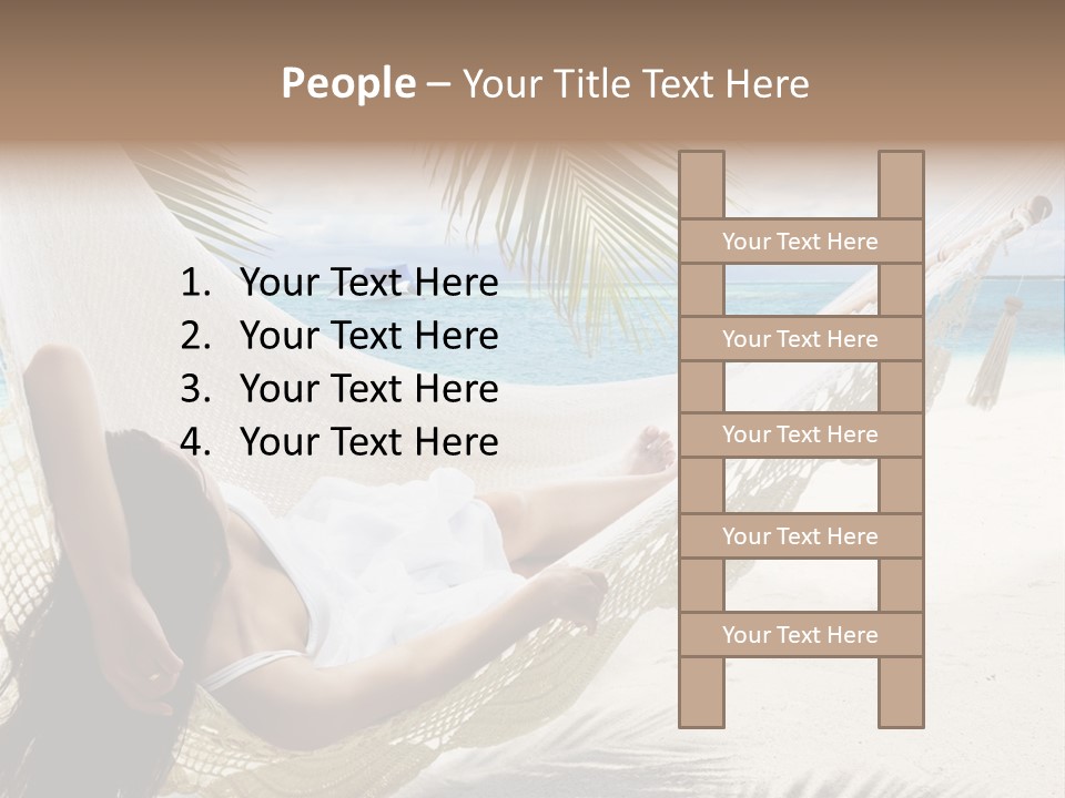 Beach Hammock PowerPoint Template