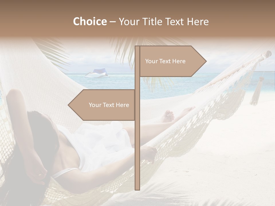 Beach Hammock PowerPoint Template
