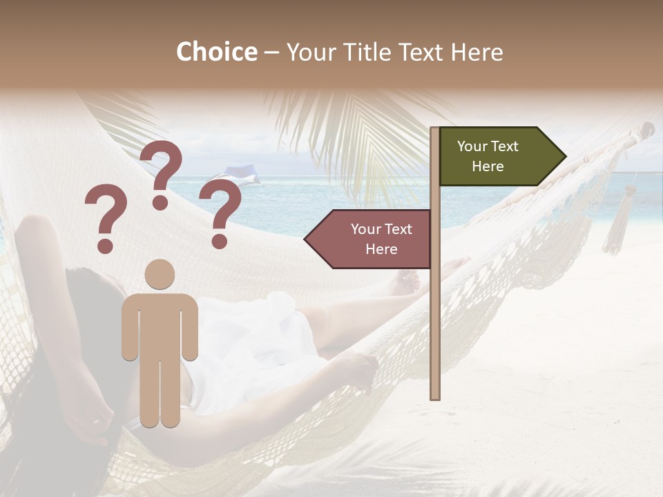 Beach Hammock PowerPoint Template
