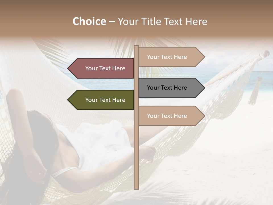 Beach Hammock PowerPoint Template