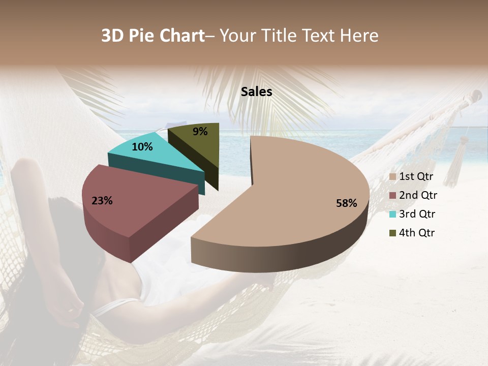 Beach Hammock PowerPoint Template