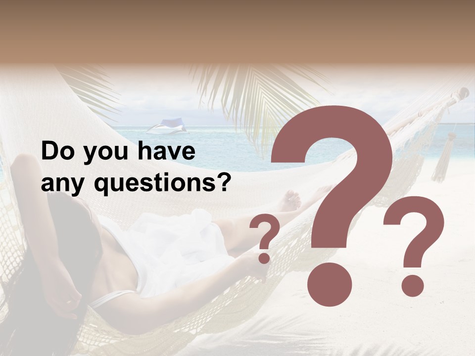 Beach Hammock PowerPoint Template