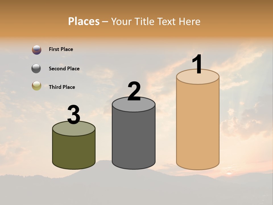 Colorful Sunset (Can Be Used How Background Or Wallpaper) PowerPoint Template