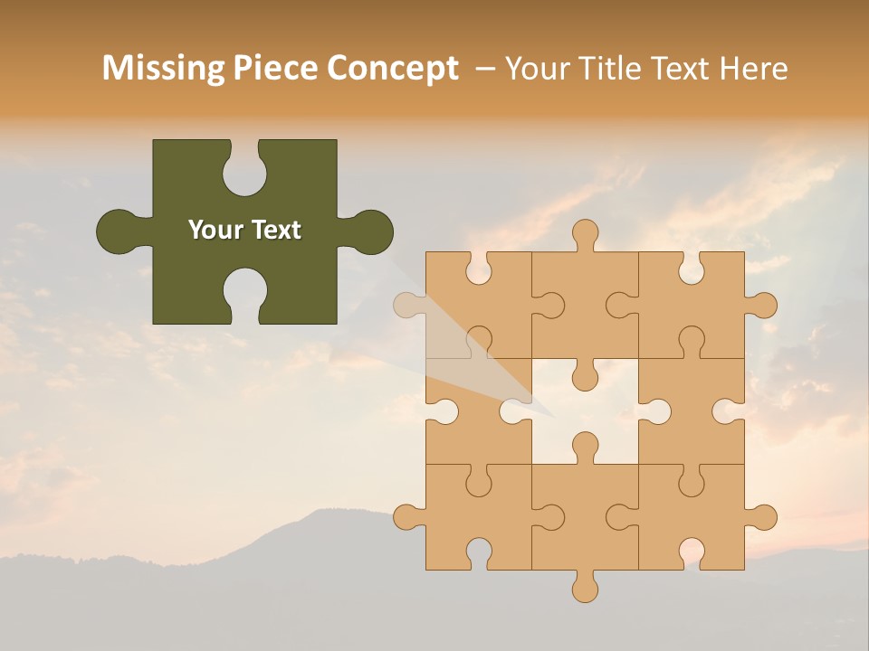 Colorful Sunset (Can Be Used How Background Or Wallpaper) PowerPoint Template