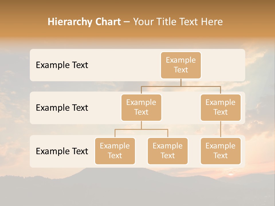 Colorful Sunset (Can Be Used How Background Or Wallpaper) PowerPoint Template