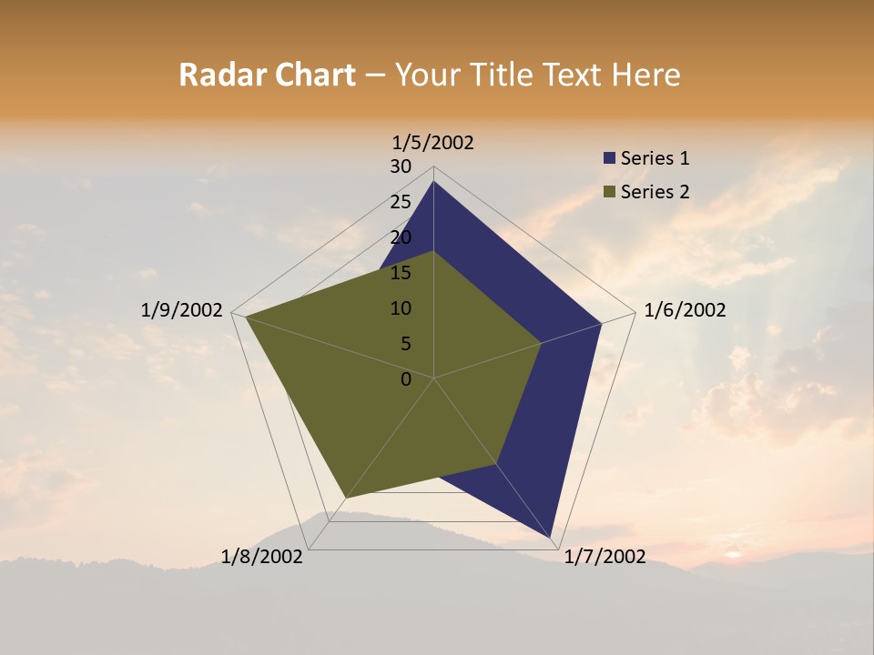 Colorful Sunset (Can Be Used How Background Or Wallpaper) PowerPoint Template