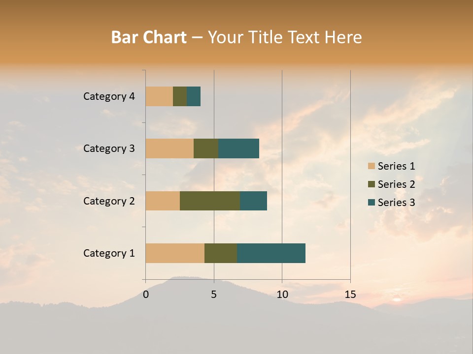 Colorful Sunset (Can Be Used How Background Or Wallpaper) PowerPoint Template
