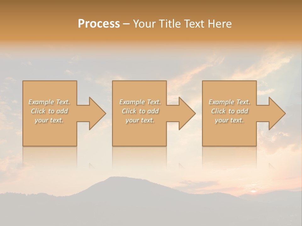 Colorful Sunset (Can Be Used How Background Or Wallpaper) PowerPoint Template