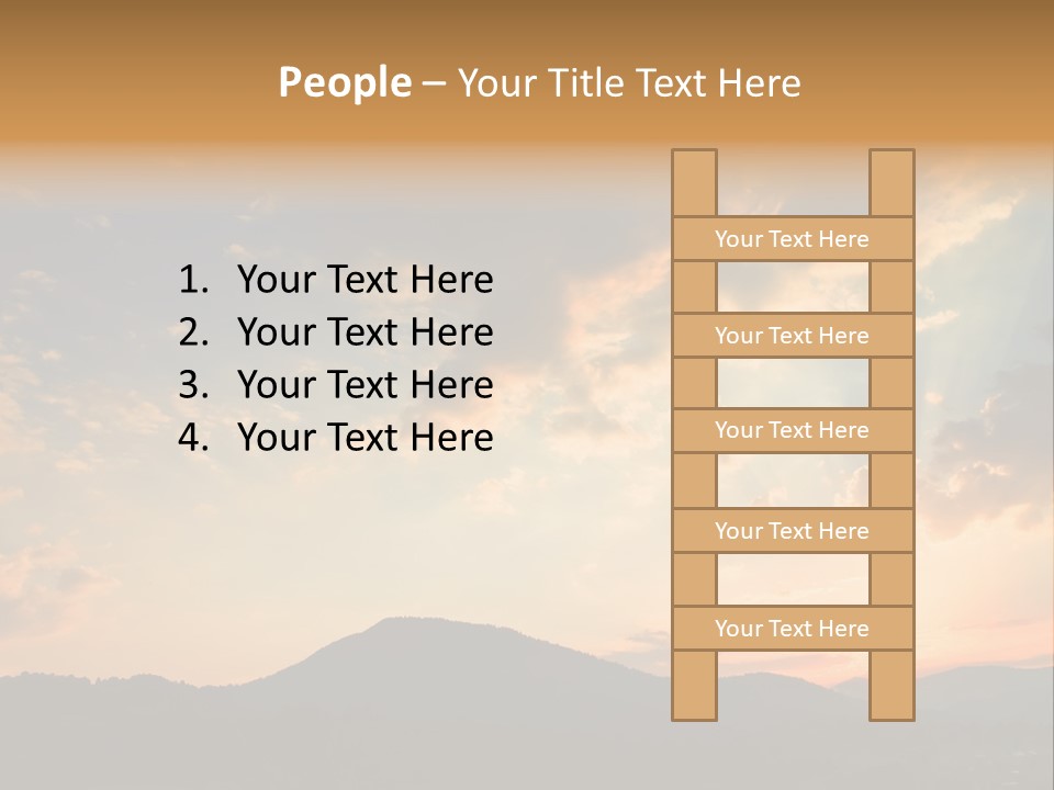 Colorful Sunset (Can Be Used How Background Or Wallpaper) PowerPoint Template