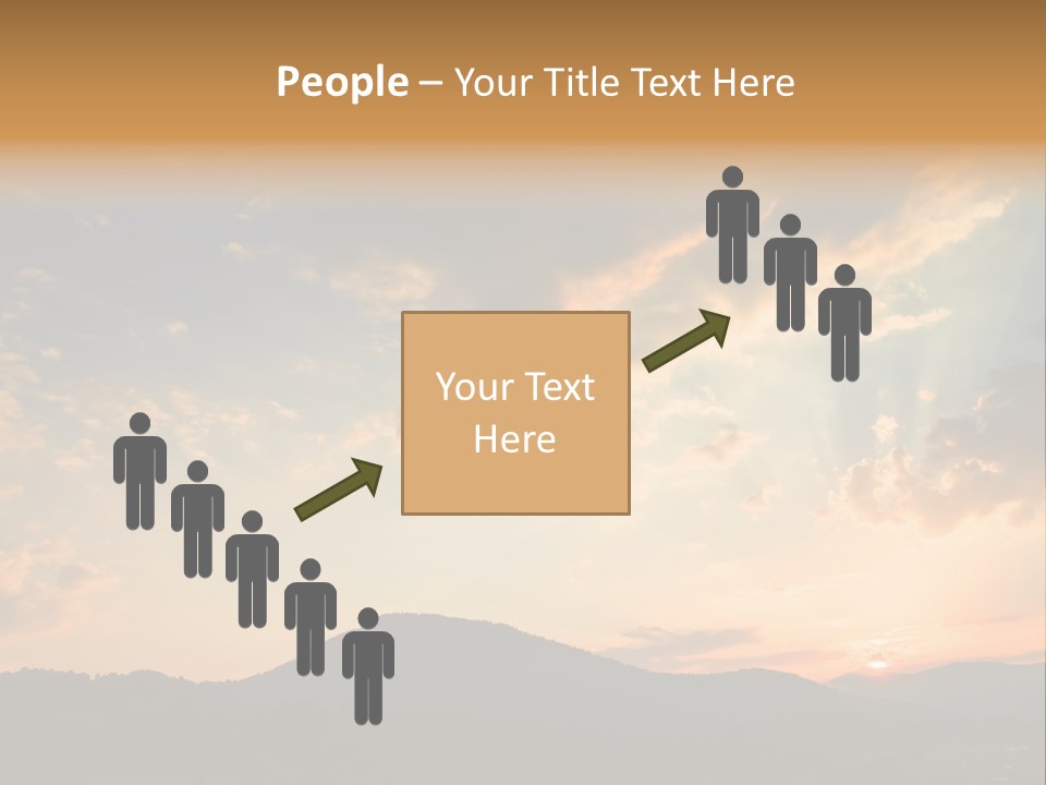 Colorful Sunset (Can Be Used How Background Or Wallpaper) PowerPoint Template