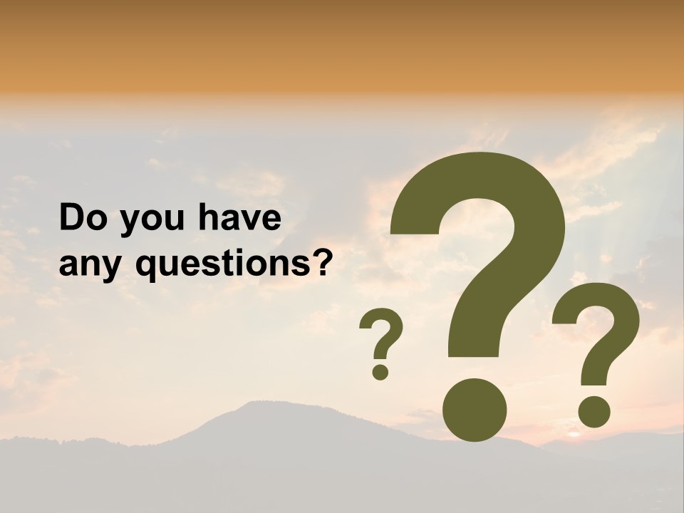 Colorful Sunset (Can Be Used How Background Or Wallpaper) PowerPoint Template