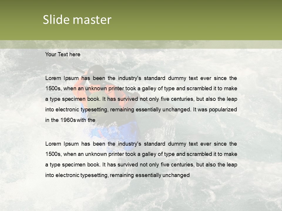 Kayak PowerPoint Template